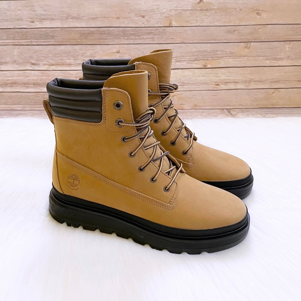 Timberland Women’s Ray City 6 Inch Waterproof Wheat Boots - Picture 1 of 7